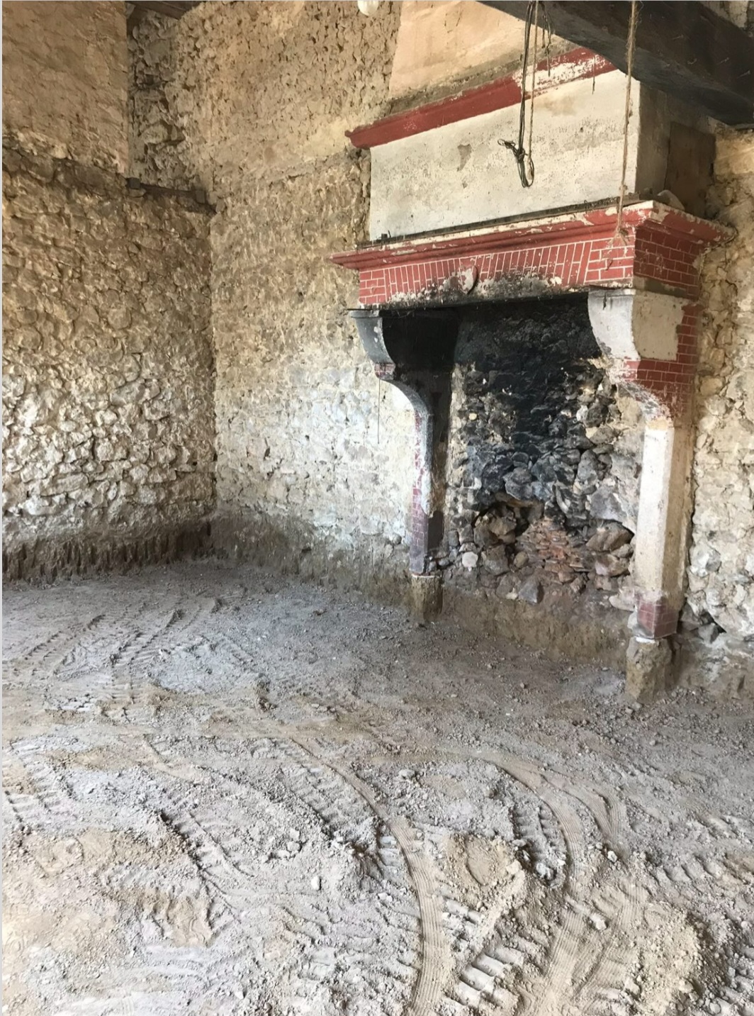 Application de l’enduit traditionnel